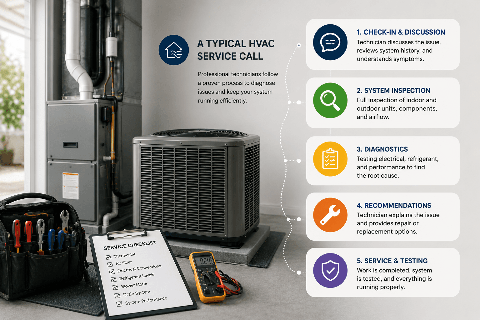 What to Expect During an HVAC Service Call